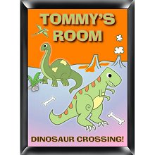 Personalized Dinosaur Room Sign