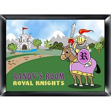 Personalized Knight Room Sign