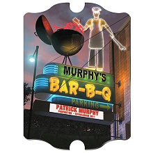 Vintage Personalized Marquee Bar-B-Q Signs