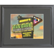Personalized Marquee Man Cave Framed Wall Prints