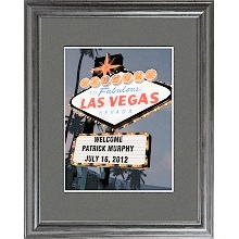 Welcome to Las Vegas Personalized Framed Prints