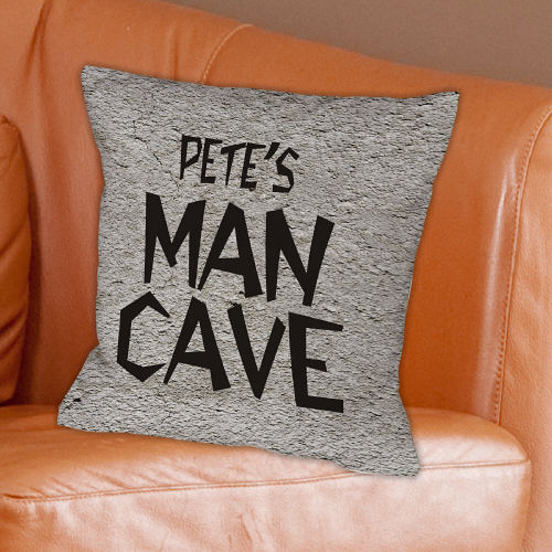 Personalized Man Cave Throw Pillows
