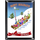 Personalized Elves Family Wood Christmas Signs
