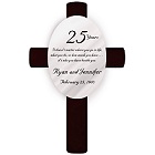 Beside You Personalized Anniversary Cross