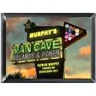Personalized Billiards Marquee Man Cave Wood Sign