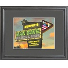 Personalized Marquee Man Cave Framed Print