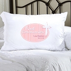 Personalized Pink Light of God First Communion Pillow Case