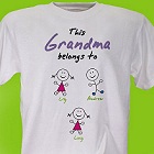 Belongs To Personalized Aunt T-Shirt