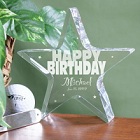 Personalized Happy Birthday Star Keepsake
