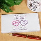 Sisters Heartstrings Personalized Checkbook Covers