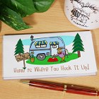 Home is Where You Hook It Up Personalized RV Checkbook Covers