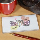 Sisters Friendship Personalized Checkbook Covers
