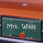 Personalized Chalkboard Teacher License Plate