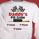 Pit Crew Personalized Racing Sweatshirts