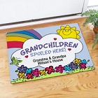 Grandchildren Spoiled Here Personalized Grandpa Doormats