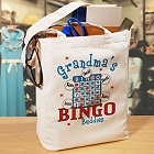 Bingo Personalized Canvas Tote Bags