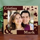 Just the Two of Us 10x8 Irish Personalized Wood Picture Frames