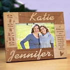 Personalized Sisters Wooden Picture Frames