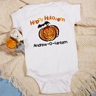 Jack-O-Lantern Personalized Halloween Infant Baby Creepers