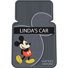 Personalized Mickey Mouse Car Floormats
