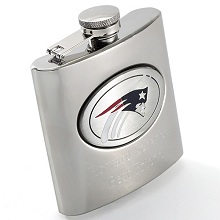 Personalized NFL Logo Liquor Flasks