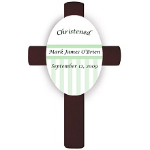 Personalized Colorful Baptismal Crosses