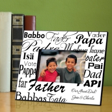 Dad in Translation Personalized Picture Frames