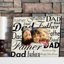 Personalized Dad-Father Wood Picture Frames