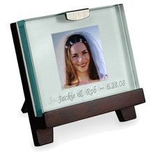 Personalized Glass Picture Frame With Stand