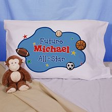 Future All-Star Personalized Child Pillowcase