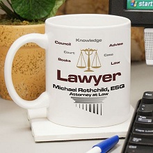 Personalized Lawyer Coffee Mug
