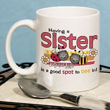 A Good Spot to Be In Personalized Sisters Coffee Mugs
