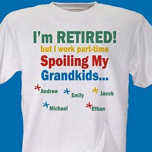 Any Title I'm Retired Personalized T-shirts