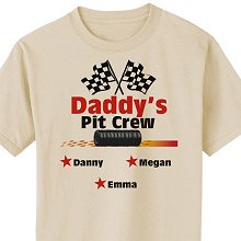 Pit Crew Personalized Racing T-Shirts