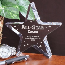 Engraved All-Star Coach Keepsake