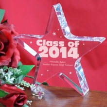 Class of 2015 Personalized Graduation Star Keepsakes