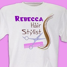 Personalized Hair Stylist T-Shirts