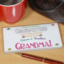 Anybody Can Be A Grandmother Personalized Checkbook Covers
