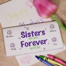Sisters Forever Personalized Checkbook Covers
