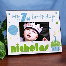 Baby Boy 1st Birthday Printed Picture Frames
