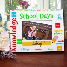 School Days Personalized School Picture Frames