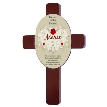 Forever In Our Hearts Personalized Wall Cross