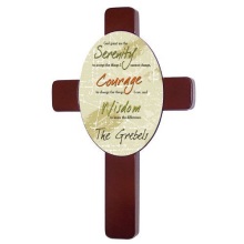 Serenity Prayer Personalized Keepsake Wall Cross
