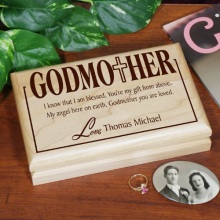 Personalized Godmother Valet Box