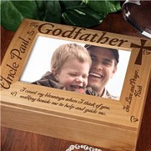 Personalized Godparent Photo Keepsake Box