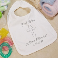 Personalized Christening Baby Bibs