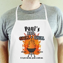 Grill & Chill Personalized BBQ Aprons