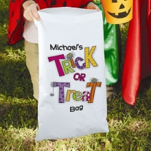 Personalized Halloween Trick or Treat Sacks