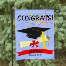 Class of 2015 Congrats Personalized Graduation Garden Flags