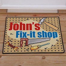 Fix-It Shop Personalized Doormat